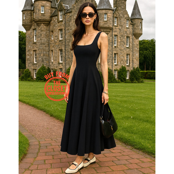 RARE!!! ZARA A-Line Midi Dress NWT - Picture 4 of 16